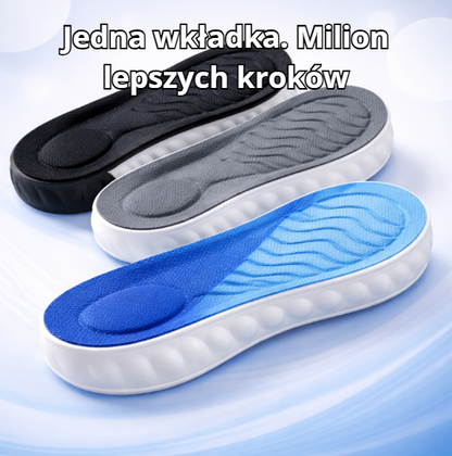 Wkładki BluSip™ - Lekkość w każdym kroku.